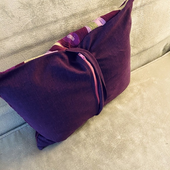Rare & Retro Purple Swirl Pottery Barn Pillow Case - Picture 4 of 16